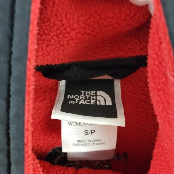 The North Face Red Fleece Zip Jacket - Picture 3 of 7